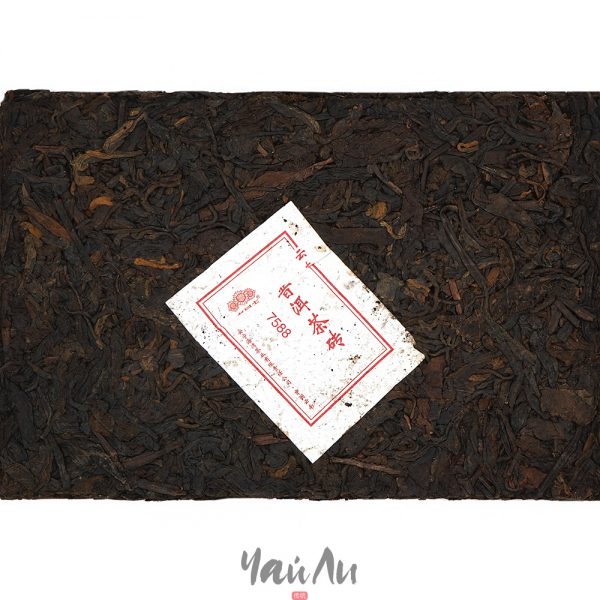 Шу пуэр 7588, Хайвань 2020г, Разлом