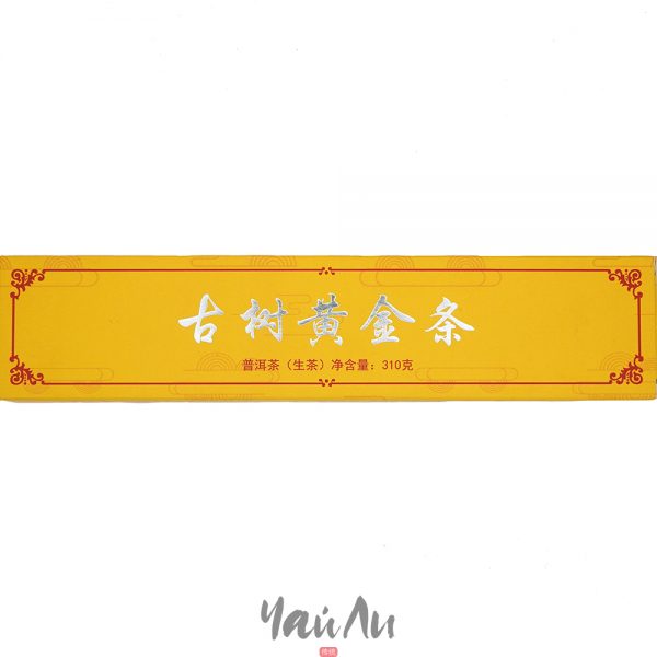 Шэн пуэр Хуан цзинь тяо Золотой слиток, 2019г, 310гр