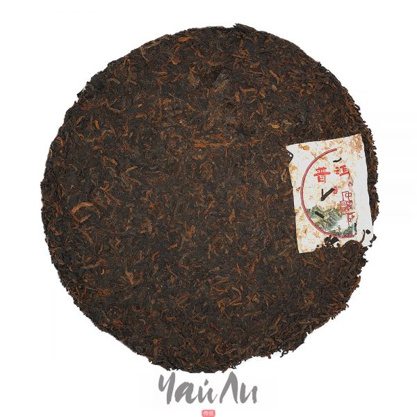 Шу пуэр Китай на кончике языка, Лун И 2012г, 357гр