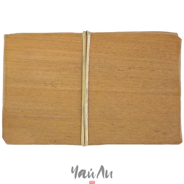 Шу пуэр кирпич в бамбуковом листе, 250гр