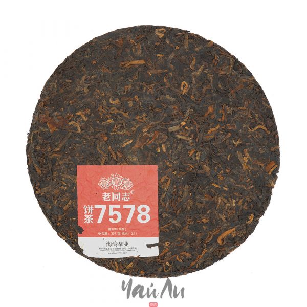 Шу пуэр 7578, Хайвань 2021г, 357гр