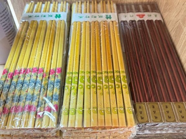 Палочки, Бамбук, в упаковке 10  пар, 24 см.
